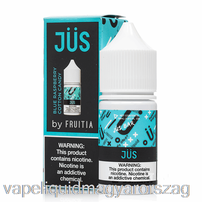 Kék Málna Vattacukor - Jus Salts - 30ml 35mg Vape Toll